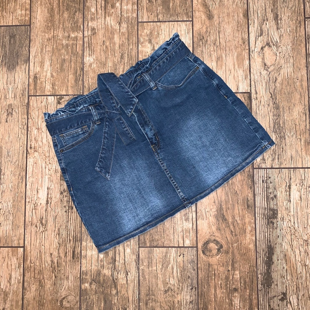 Denim Mini Skirt